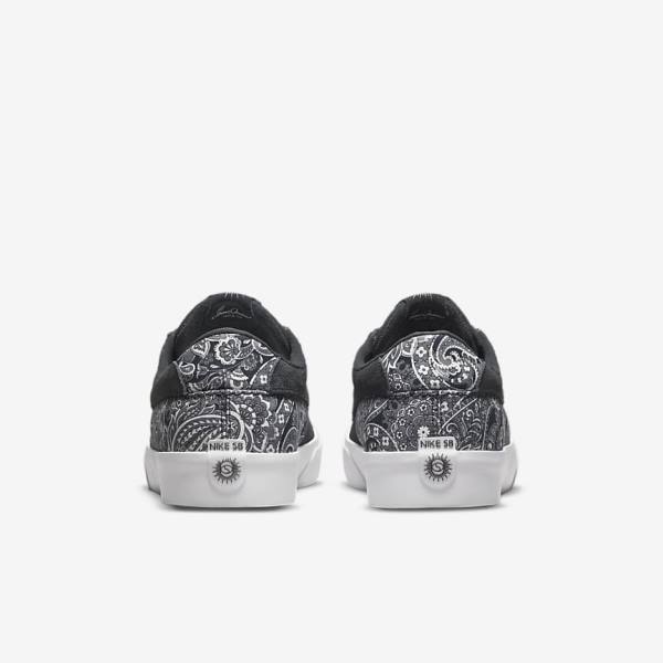 Men's Nike SB Shane Premium Skate Shoes Dark Grey / White / Black / Grey | NK947EHO