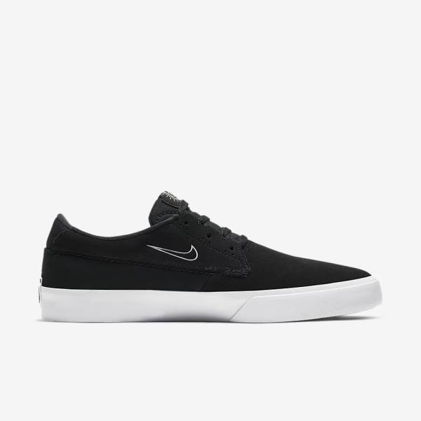 Men's Nike SB Shane Skate Shoes Black / White | NK629MDC