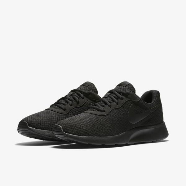 Men's Nike Tanjun Sneakers Black / Dark Grey | NK879WSF