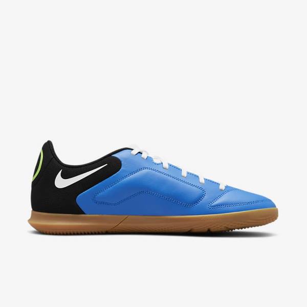 Men's Nike Tiempo Legend 9 Club IC Indoor-Court Football Shoes Light Blue / Light Green / Brown / Black | NK378HOW