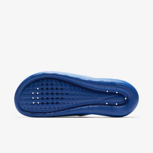 Men's Nike Victori One Shower Slides Royal / Royal / White | NK526IXA