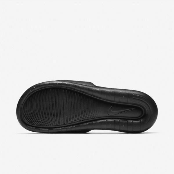 Men's Nike Victori One Slides Black / White | NK961MGD