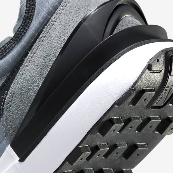 Men's Nike Waffle One SE Sneakers Grey / White / Grey / Black | NK896HEP