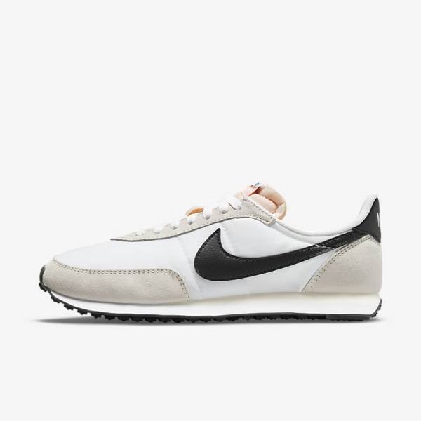 Men\'s Nike Waffle Trainer 2 Sneakers White / Black | NK915TFX