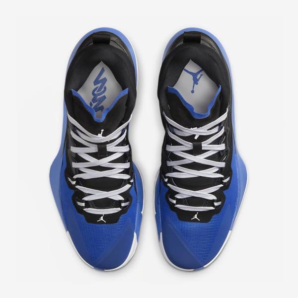 Men's Nike Zion 1 Basketball Shoes Black / Royal / White | NK201CFD