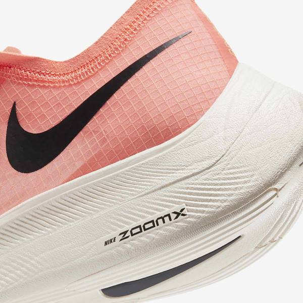 Men's Nike ZoomX Vaporfly NEXT% Road Racing Running Shoes Light Mango / Black / Blue | NK941QCS