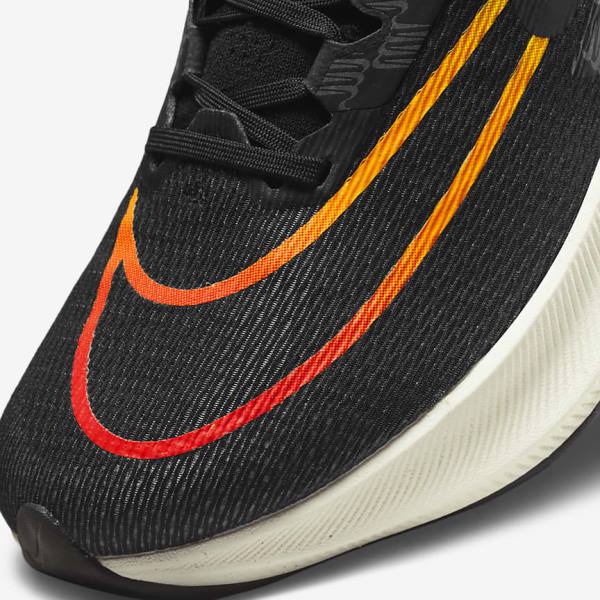 Men's Nike Zoom Fly 4 Road Running Shoes Orange / Black | NK269VGH