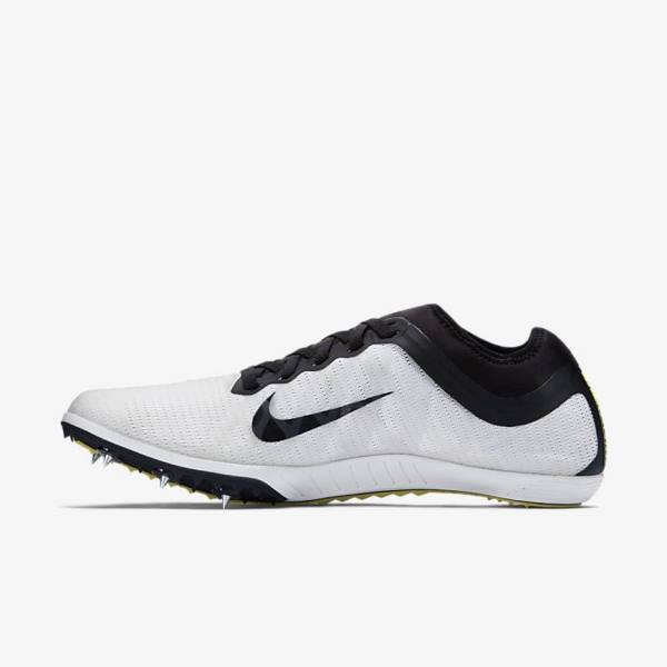 Men's Nike Zoom Mamba 3 Unisex Distance Spike Running Shoes White / Black | NK376FQE