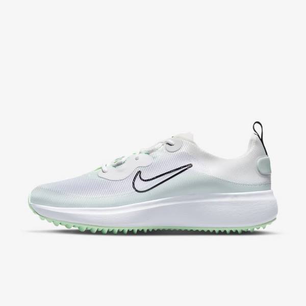 Women\'s Nike Ace Summerlite Golf Shoes White / Platinum / Mint / Black | NK943PTY