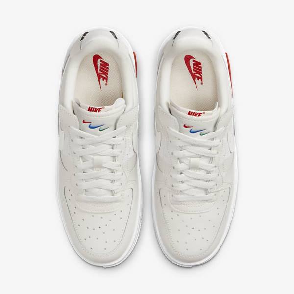 Women's Nike Air Force 1 Fontanka Sneakers White / Red | NK635JAM