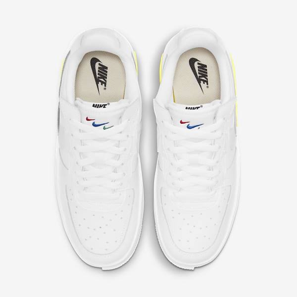 Women's Nike Air Force 1 Fontanka Sneakers White / Yellow / White | NK850RVJ