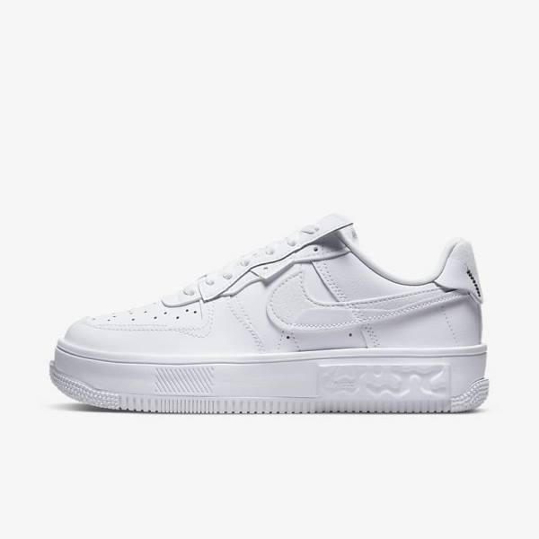 Women\'s Nike Air Force 1 Fontanka Sneakers White | NK910FJG