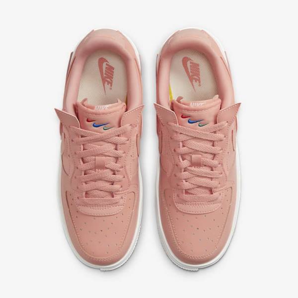 Women's Nike Air Force 1 Fontanka Sneakers White / Red Pink / Light | NK914HZV