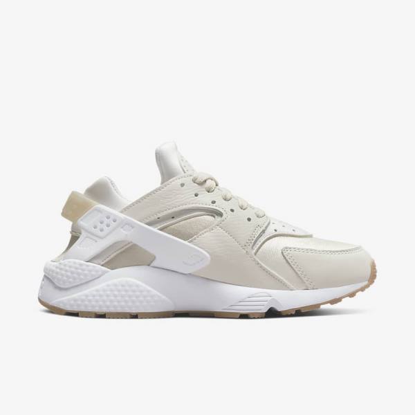 Women's Nike Air Huarache Sneakers Khaki / Light Brown / White | NK012OWG