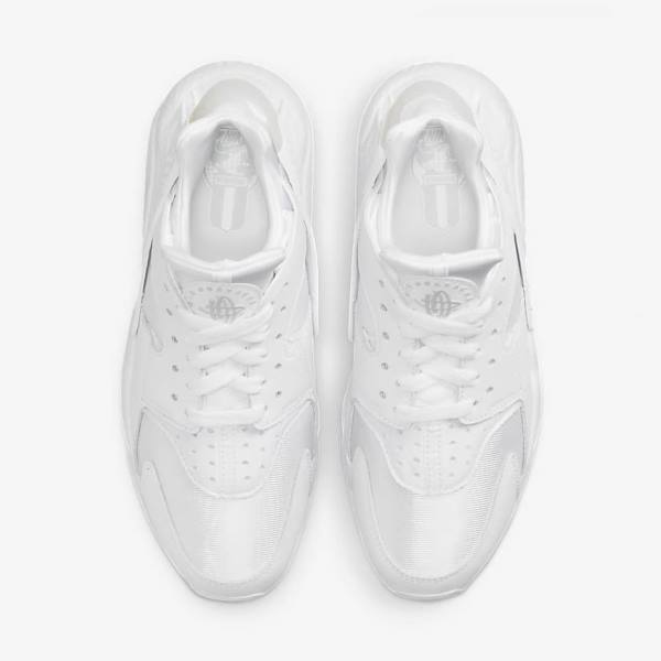 Women's Nike Air Huarache Sneakers White / Platinum | NK153QXY