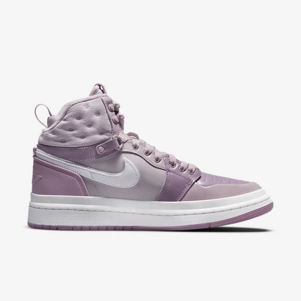 Women's Nike Air Jordan 1 Acclimate Sneakers Purple / Grey / White | NK945CLE