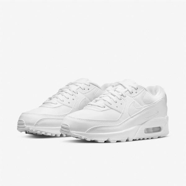 Women's Nike Air Max 90 Sneakers White | NK564ULB