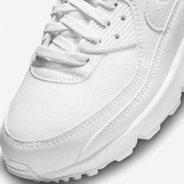 Women's Nike Air Max 90 Sneakers White | NK564ULB