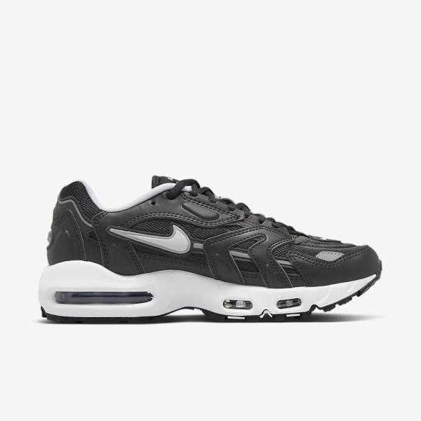 Women's Nike Air Max 96 2 Sneakers Black / Metal Silver / White | NK734KCL