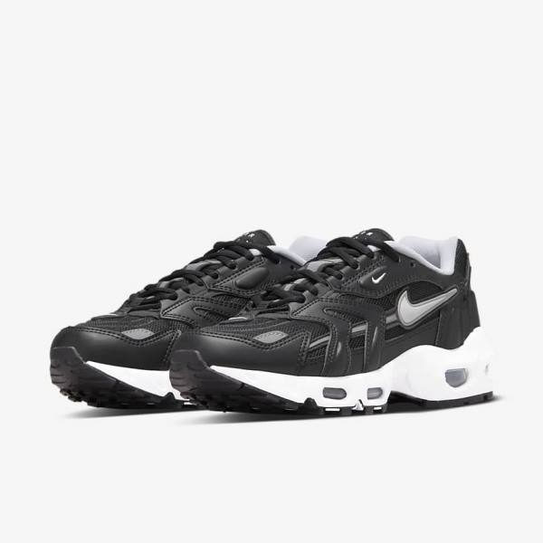 Women's Nike Air Max 96 2 Sneakers Black / Metal Silver / White | NK734KCL