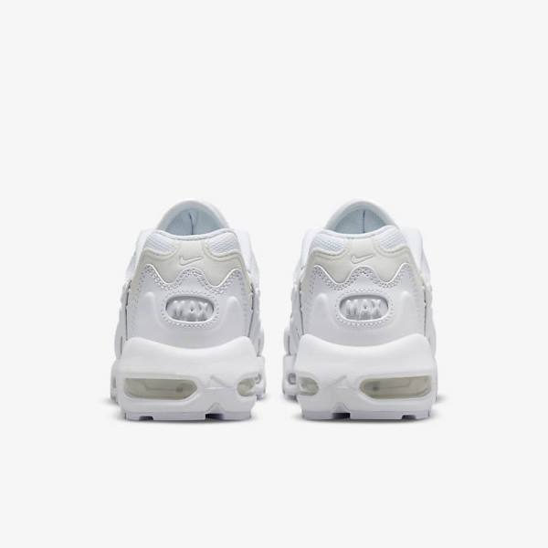 Women's Nike Air Max 96 2 Sneakers White / Platinum / Metal Silver / White | NK253BPF