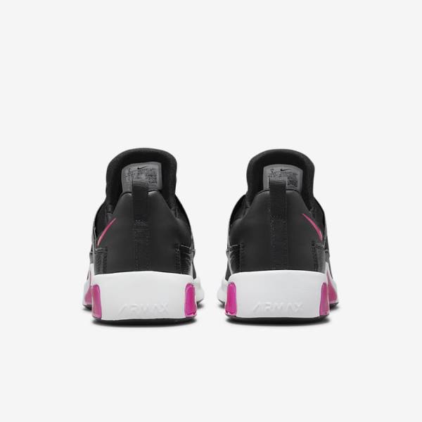 Women's Nike Air Max Bella TR 5 Training Shoes Black / White / Pink | NK430SMD