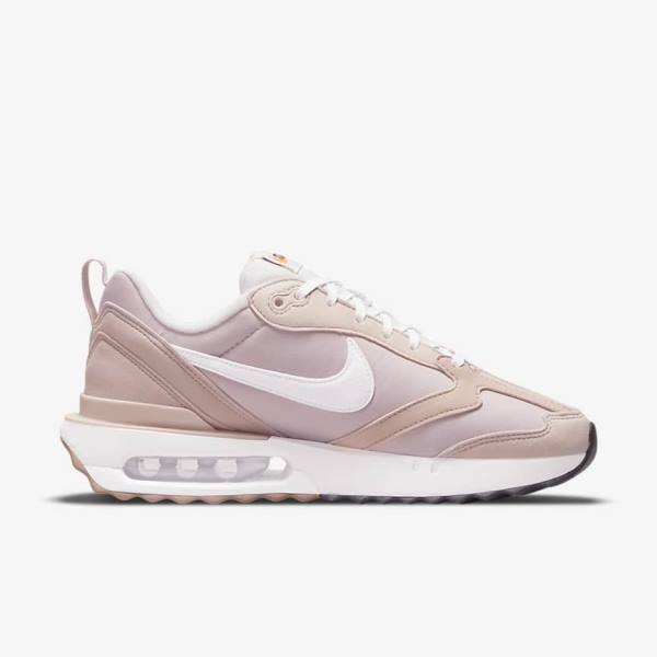 Women's Nike Air Max Dawn Sneakers Pink / Black / Light Brown / White | NK183JCW