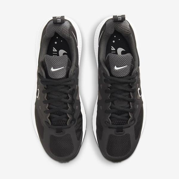 Women's Nike Air Max Genome Sneakers Black / Dark Grey / White / Black | NK075UMD