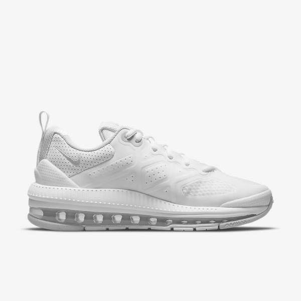 Women's Nike Air Max Genome Sneakers White / Platinum / White | NK170KYM