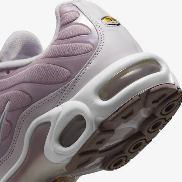 Women's Nike Air Max Plus Sneakers Purple / White / Metal Silver | NK950NOU