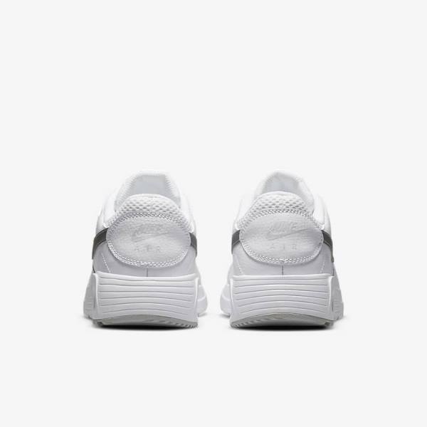 Women's Nike Air Max SC Sneakers White / Platinum / Metal Platinum | NK245LKP