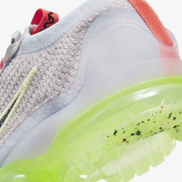 Women's Nike Air VaporMax 2021 FK Sneakers Light Beige / Light Green / Black | NK897RBU