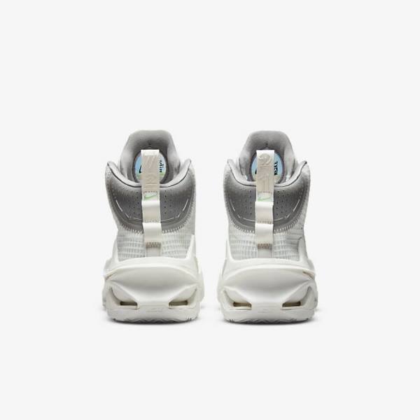 Women's Nike Air Zoom G.T. Jump Basketball Shoes White / Black / White | NK130HXK