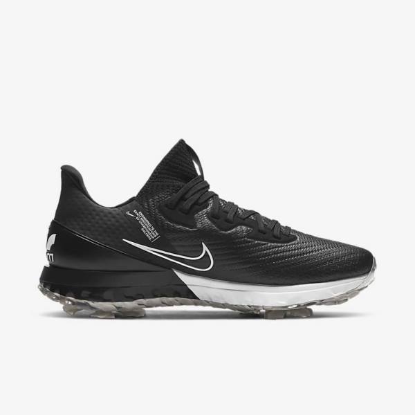 Women's Nike Air Zoom Infinity Tour Golf Shoes Black / White | NK524ECG