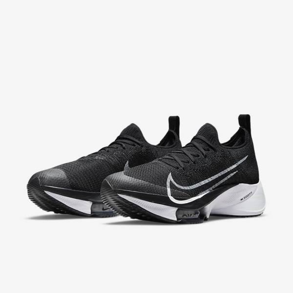 Women's Nike Air Zoom Tempo NEXT% Road Running Shoes Black | NK465BUJ