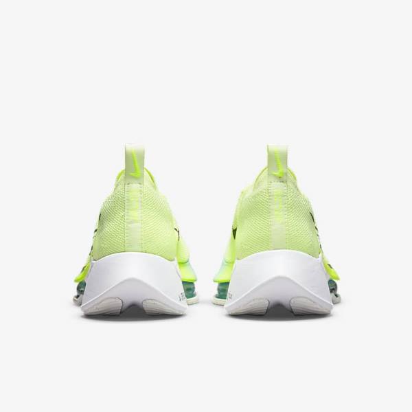 Women's Nike Air Zoom Tempo NEXT% Road Running Shoes White / Green / Turquoise / Turquoise | NK659NPJ