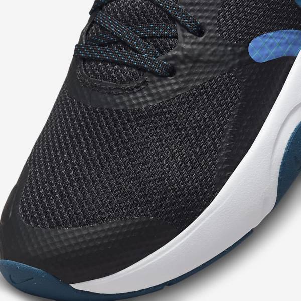 Women's Nike City Rep TR Training Shoes Black / Blue / White | NK409DRP