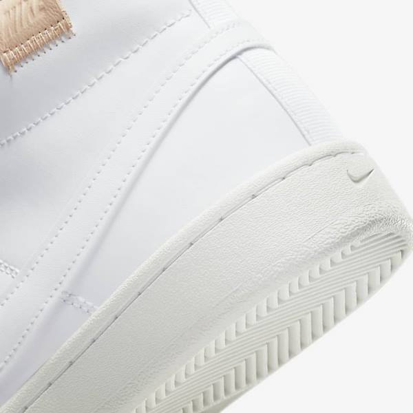 Women's Nike Court Royale 2 Mid Sneakers White | NK792GPM