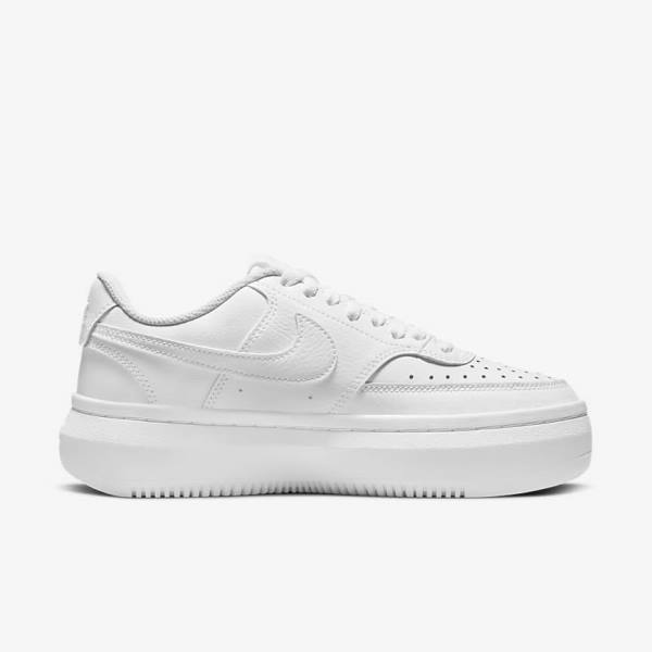 Women's Nike Court Vision Alta Sneakers White | NK146YBT