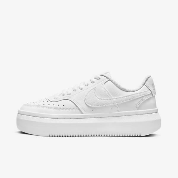 Women\'s Nike Court Vision Alta Sneakers White | NK146YBT