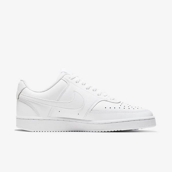 Women's Nike Court Vision Low Sneakers White | NK836IJT