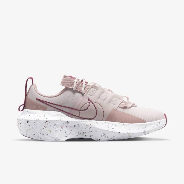 Women's Nike Crater Impact Sneakers Light Pink / White / Burgundy | NK628CKB