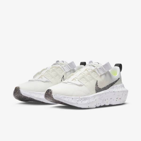 Women's Nike Crater Impact Sneakers White / Black | NK692SWJ