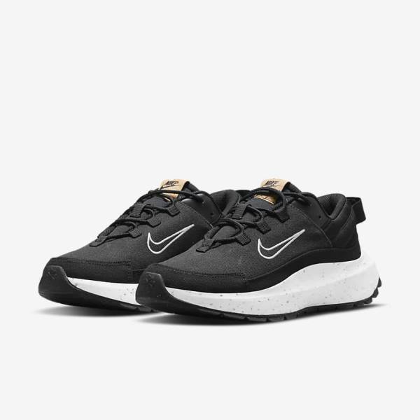 Women's Nike Crater Remixa Sneakers Black / Dark Grey / White | NK146UWM