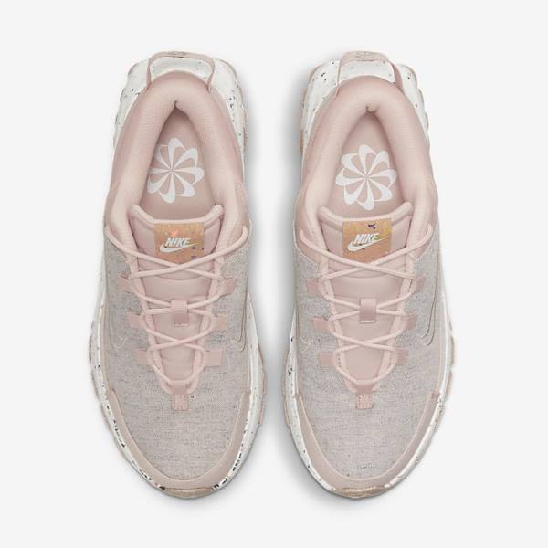 Women's Nike Crater Remixa Sneakers Pink / White / Cream | NK528KGX