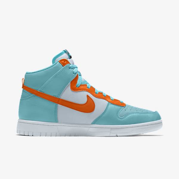 Women's Nike Dunk High By You Custom Sneakers Multicolor | NK103RUJ