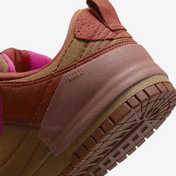 Women's Nike Dunk Low Disrupt 2 Sneakers Brown / Orange / Red / Pink | NK245JGW