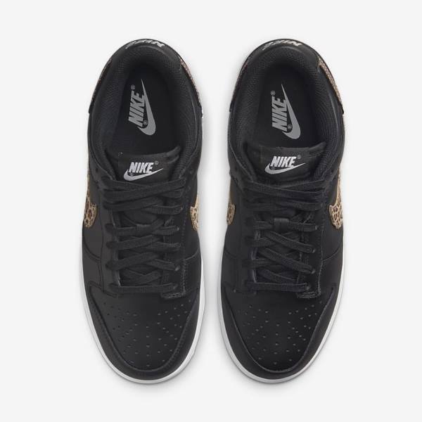 Women's Nike Dunk Low SE Sneakers Black / Multicolor | NK271HFJ