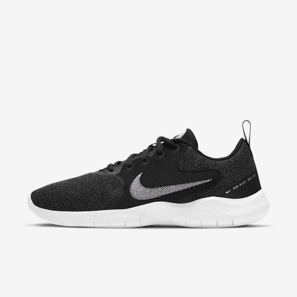 Women\'s Nike Flex Experience Run 10 Road Running Shoes Black / Dark Grey / White | NK519ASB