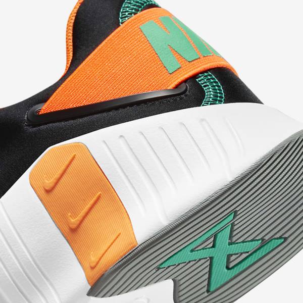 Women's Nike Free Metcon 4 Training Shoes Black / Orange / White / Turquoise | NK738TXZ